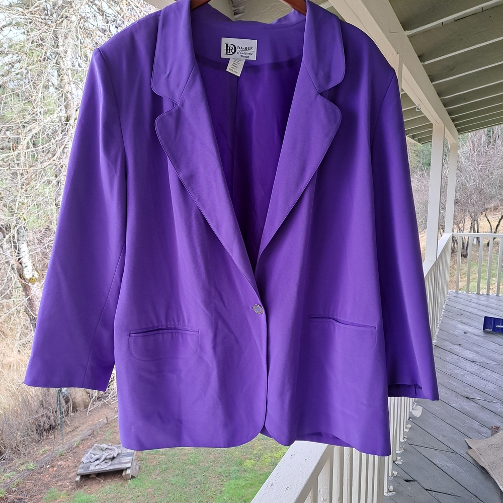 Vibrant Purple Women's Blazer DA-RUE 24W